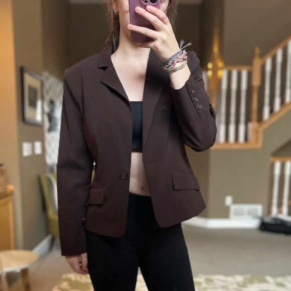 Evan-Picone Brown Blazer - Picture 2 of 5